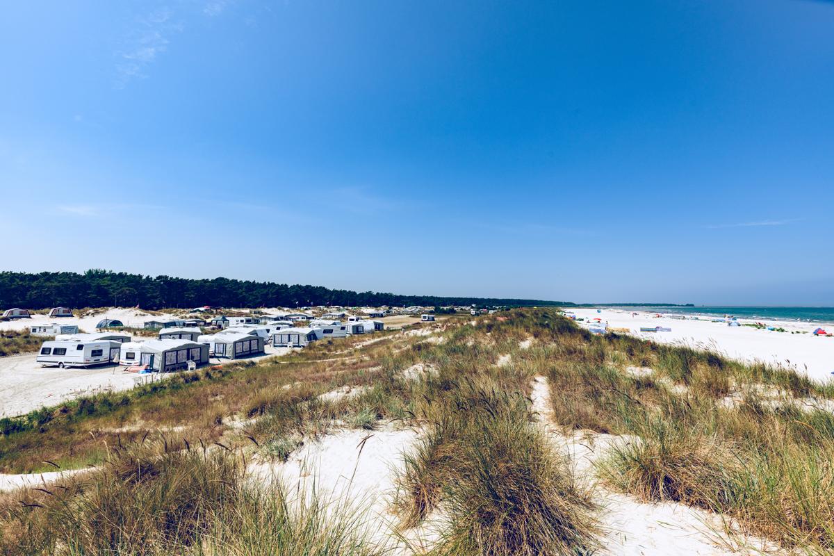 Direkt am Strand Campen in Prerow