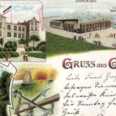 Historische Postkarte Göhren Seebad