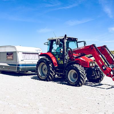 Wir schleppen Ihren Wohnwagen in die Dünen