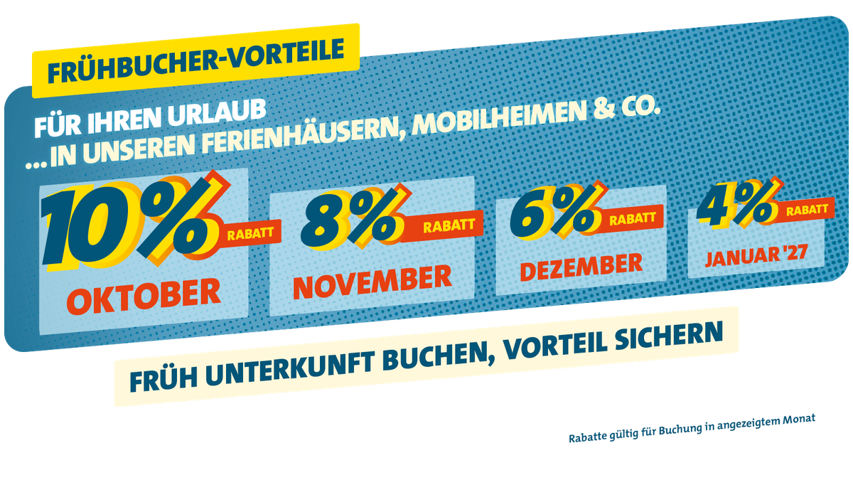 Frühbucher-Angebote Mietobjekt