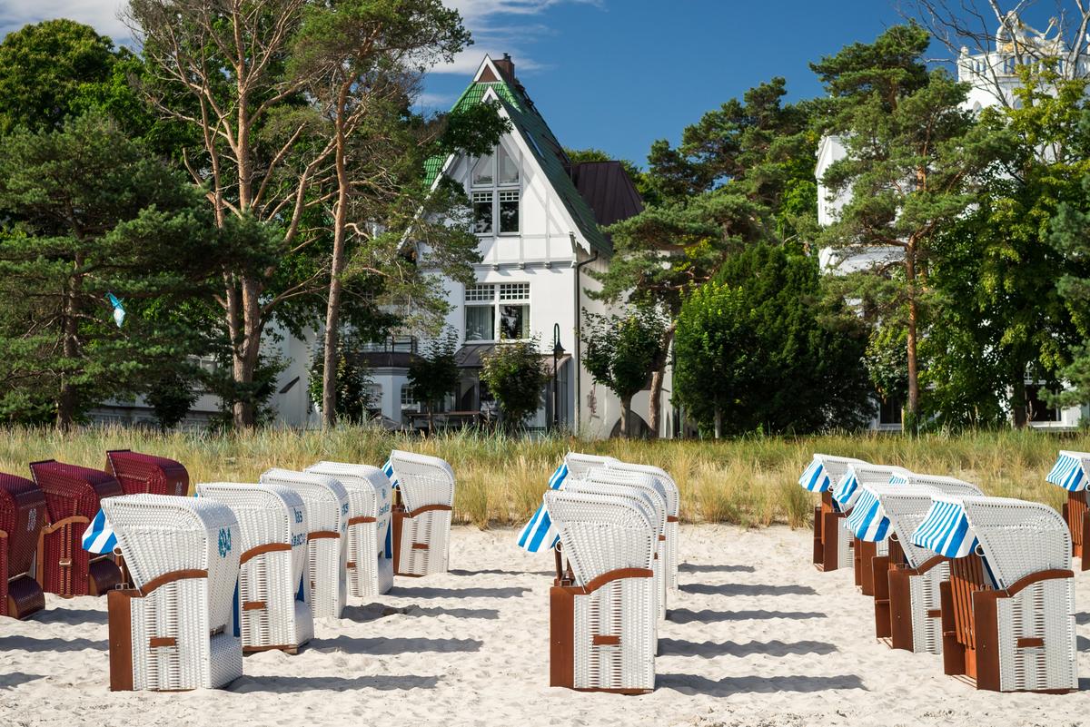 Strand Binz Strandkörbe Villa