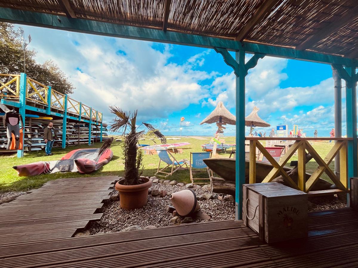 Surfen in Umaii an der Ostsee