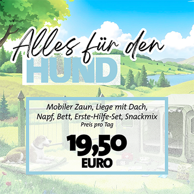 Alles für den besten Freund des Menschen – genießt den Urlaub mit Hund ganz sicher und entspannt. 