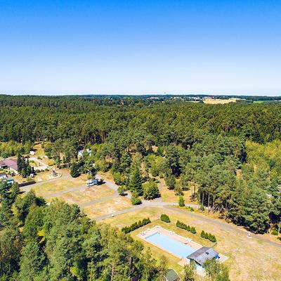 Panorama Anlage Egestorf Luftaufnahme Pool