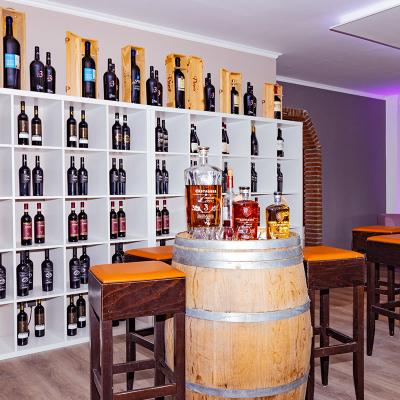 Weinauswahl im Restaurant Maratea