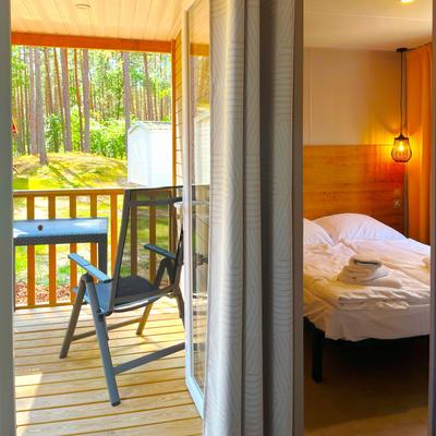 Die Essecke im Ferienhaus Holli