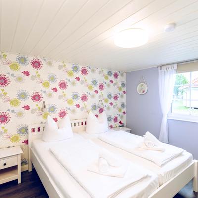 Schlafzimmer skandinavisches Ferienhaus