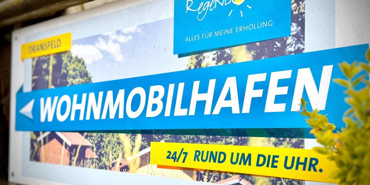 Parkplatz am Campingplatz