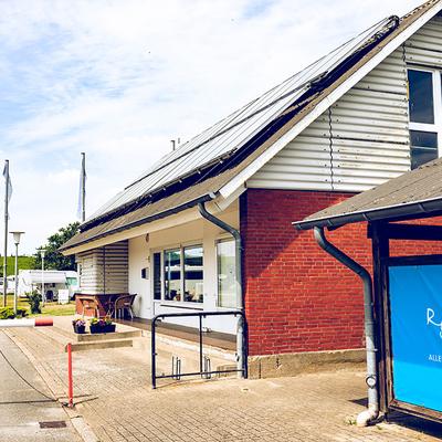 Rezeption Husum Einfahrt Campingplatz