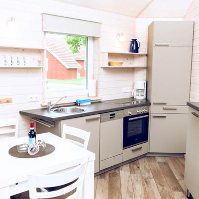 Esszimmer und Küche im Tipi® Ferienhaus