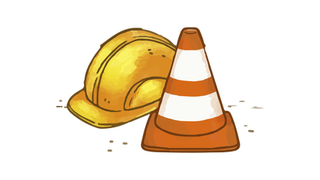 Bauarbeiten an der Dockhoogspitze